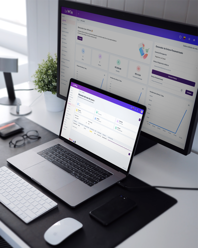Bewin — Identidade & produto digital mockup 9