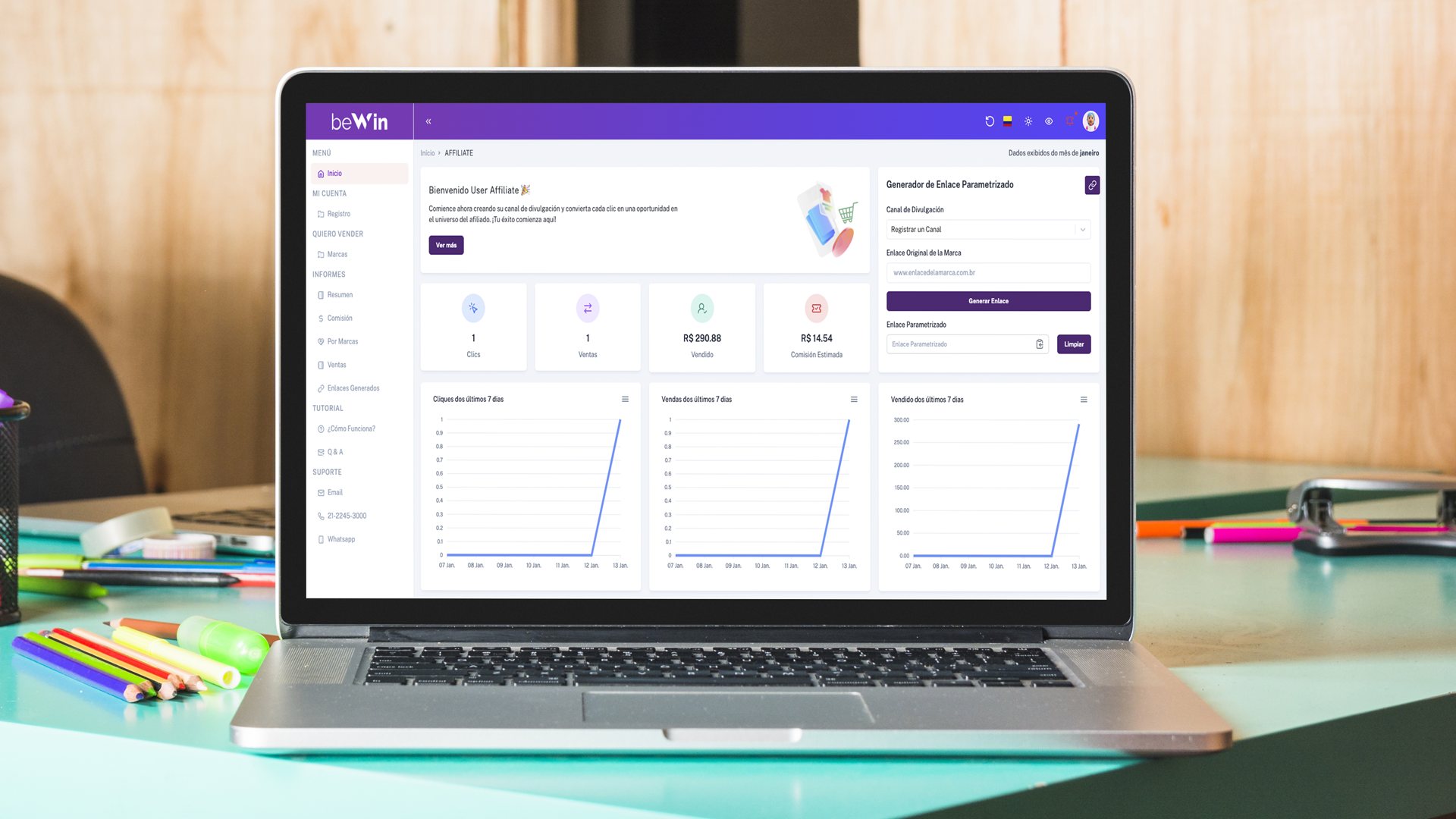 Bewin — Identidade & produto digital