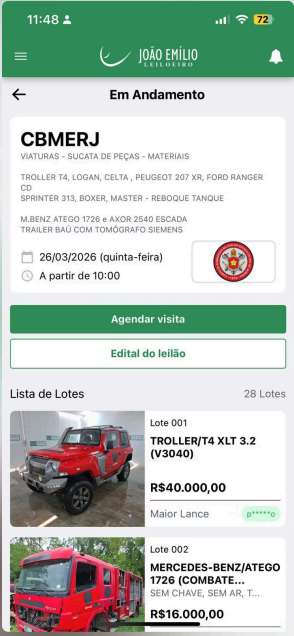 Aplicativo João Emílio Leiloeiro mockup 12
