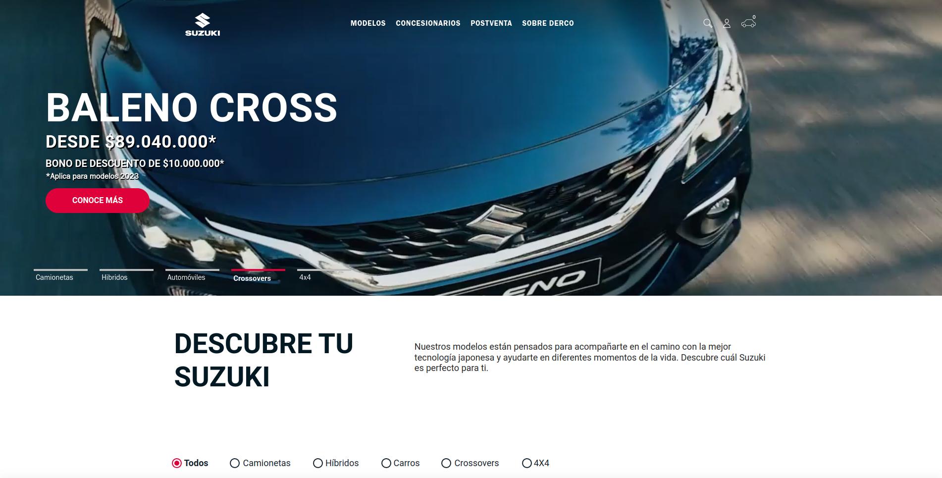 Suzuki — Hotsite institucional
